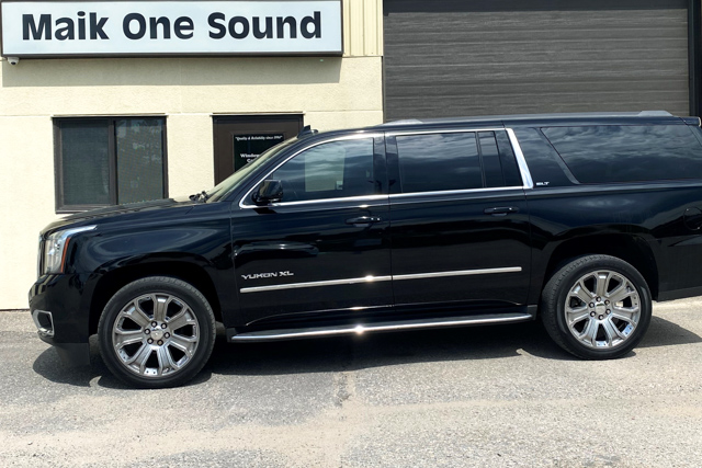 GMC 2020 Yukon XL with professional window tint in North Bay
